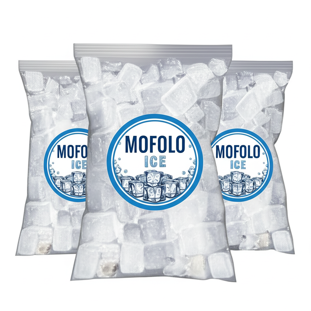 4kg Ice Cubes Bag